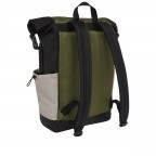 Rucksack Urban Essential Rolltop Backpack mit Laptopfach 15 Zoll Mentor Green, Farbe: grün/oliv, Marke: Tommy Hilfiger, EAN: 8720643576015, Abmessungen in cm: 30x47x13, Bild 2 von 4