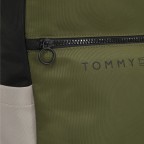 Rucksack Urban Essential Rolltop Backpack mit Laptopfach 15 Zoll Mentor Green, Farbe: grün/oliv, Marke: Tommy Hilfiger, EAN: 8720643576015, Abmessungen in cm: 30x47x13, Bild 4 von 4