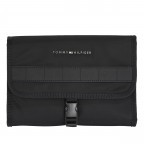 Kulturbeutel Elevated Washbag Black, Farbe: schwarz, Marke: Tommy Hilfiger, EAN: 8720643562605, Abmessungen in cm: 25.5x19x6, Bild 1 von 3