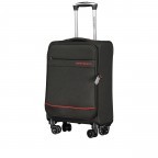 Koffer Dallas S erweiterbar Schwarz, Farbe: schwarz, Marke: Enrico Benetti, EAN: 8714872381304, Abmessungen in cm: 36x58x19.5, Bild 2 von 9