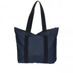 Shopper Tote Bag Rush Navy, Farbe: blau/petrol, Marke: Rains, EAN: 5711747497675, Abmessungen in cm: 35x36x13, Bild 1 von 6