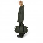 Reisetasche Weekend Bag Green, Farbe: grün/oliv, Marke: Rains, EAN: 5711747498092, Abmessungen in cm: 52x27x26, Bild 3 von 7