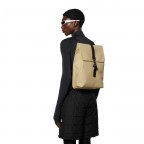 Rucksack Rucksack mit Laptopfach 13 Zoll Sand, Farbe: beige, Marke: Rains, EAN: 5711747537487, Abmessungen in cm: 29.5x42x11, Bild 3 von 6