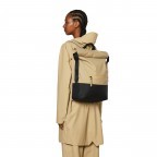 Rucksack Trail Rolltop Backpack mit Laptopfach 15 Zoll Sand, Farbe: beige, Marke: Rains, EAN: 5711747537586, Abmessungen in cm: 36x47x13, Bild 4 von 6