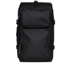 Rucksack Trail Cargo Backpack mit Laptopfach 13 Zoll Black, Farbe: schwarz, Marke: Rains, EAN: 5711747529444, Abmessungen in cm: 26x45x12, Bild 1 von 6