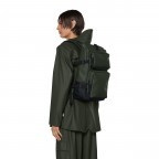 Rucksack Trail Cargo Backpack mit Laptopfach 13 Zoll Green, Farbe: grün/oliv, Marke: Rains, EAN: 5711747537661, Abmessungen in cm: 26x45x12, Bild 3 von 6