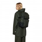 Rucksack Trail Cargo Backpack mit Laptopfach 13 Zoll Green, Farbe: grün/oliv, Marke: Rains, EAN: 5711747537661, Abmessungen in cm: 26x45x12, Bild 4 von 6