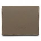 Geldbörse Folded Wallet Wood, Farbe: braun, Marke: Rains, EAN: 5711747518417, Abmessungen in cm: 9x11x1.5, Bild 1 von 4