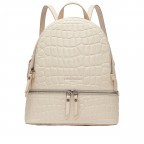 Rucksack Kroko Alita Backpack Almond Milk, Farbe: beige, Marke: Liebeskind Berlin, EAN: 4099593073542, Abmessungen in cm: 26x31.5x11, Bild 1 von 5