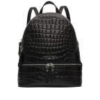Rucksack Kroko Alita Backpack Black, Farbe: schwarz, Marke: Liebeskind Berlin, EAN: 4099593073559, Abmessungen in cm: 26x31.5x11, Bild 1 von 5