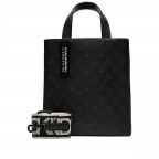 Handtasche Paper Bag Tote S Icon Black, Farbe: schwarz, Marke: Liebeskind Berlin, EAN: 4099593075478, Abmessungen in cm: 20.5x25x11.5, Bild 1 von 5
