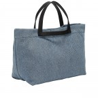 Tasche Canvas Aurora Shopper XS Blue, Farbe: blau/petrol, Marke: Liebeskind Berlin, EAN: 4099593076673, Abmessungen in cm: 23x17.5x12.5, Bild 2 von 5