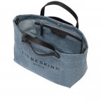 Tasche Canvas Aurora Shopper XS Blue, Farbe: blau/petrol, Marke: Liebeskind Berlin, EAN: 4099593076673, Abmessungen in cm: 23x17.5x12.5, Bild 4 von 5