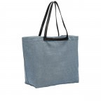Shopper Denim Aurora Shopper L Blue, Farbe: blau/petrol, Marke: Liebeskind Berlin, EAN: 4099593076772, Abmessungen in cm: 55.5x38x19, Bild 2 von 5