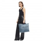 Shopper Denim Aurora Shopper L Blue, Farbe: blau/petrol, Marke: Liebeskind Berlin, EAN: 4099593076772, Abmessungen in cm: 55.5x38x19, Bild 3 von 5