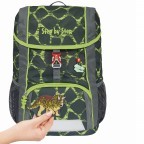 Kinderrucksack Kid Set 3-teilig Dino Tres, Farbe: grün/oliv, Marke: Step by Step, EAN: 4047443492029, Abmessungen in cm: 26x35x17, Bild 6 von 7