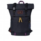 Rucksack Happy Camper Series Christopher mit Laptopfach 14 Zoll Volumen 18 Liter Black, Farbe: schwarz, Marke: Doughnut, EAN: 4895222511665, Abmessungen in cm: 32x45x12.5, Bild 1 von 3