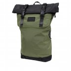 Rucksack Go Wild Series Christopher mit Laptopfach 14 Zoll Volumen 18 Liter Black Army, Farbe: grün/oliv, Marke: Doughnut, EAN: 4895222511498, Abmessungen in cm: 32x45x12.5, Bild 2 von 3