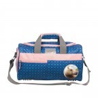 Sporttasche Mila, Farbe: blau/petrol, Marke: School Mood, EAN: 4260673272029, Abmessungen in cm: 39x20x22, Bild 1 von 4