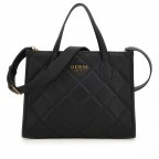 Handtasche Silvana 2 Black, Farbe: schwarz, Marke: Guess, EAN: 0190231705192, Abmessungen in cm: 33.5x26x13, Bild 1 von 2