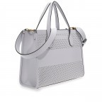 Handtasche Katey Perforation White, Farbe: weiß, Marke: Guess, EAN: 0190231702382, Abmessungen in cm: 34x26.5x13.5, Bild 2 von 3