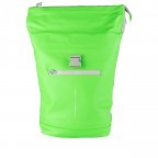 Freizeitrucksack Mart mit Rolltop Green Neon, Farbe: grün/oliv, Marke: Blackbeat, EAN: 8720791043902, Abmessungen in cm: 28x44x13, Bild 5 von 5