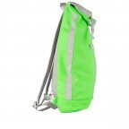 Freizeitrucksack Mart mit Rolltop Green Neon, Farbe: grün/oliv, Marke: Blackbeat, EAN: 8720791043902, Abmessungen in cm: 28x44x13, Bild 2 von 5