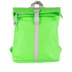 Rucksack Mart mit Rolltop Green Neon, Farbe: grün/oliv, Marke: Blackbeat, EAN: 8720791043933, Abmessungen in cm: 27x32x8.5, Bild 1 von 5