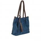 Shopper Bag in Bag Blue, Farbe: blau/petrol, Marke: Flanigan, EAN: 4049391384593, Abmessungen in cm: 29x26x8.5, Bild 2 von 10