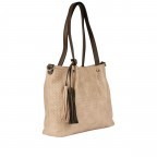 Shopper Bag in Bag Light Taupe, Farbe: taupe/khaki, Marke: Flanigan, EAN: 4049391384609, Abmessungen in cm: 29x26x8.5, Bild 2 von 10