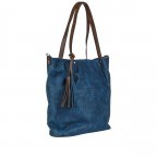 Bag Shopper Bag in Bag Blue, Farbe: blau/petrol, Marke: Flanigan, EAN: 4049391384630, Abmessungen in cm: 33x34.5x10, Bild 2 von 10