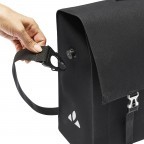 Fahrradtasche Made in Germany Bayreuth IV mit Laptopfach 15.6 Zoll Black, Farbe: schwarz, Marke: Vaude, EAN: 4062218476424, Abmessungen in cm: 41x33x16, Bild 9 von 10