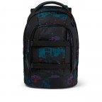 Rucksack Pack mit austauschbaren Swaps Night Vision, Farbe: blau/petrol, Marke: Satch, EAN: 4057081160006, Abmessungen in cm: 30x45x22, Bild 1 von 7