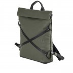 Rucksack Japan Yokohama Loden, Farbe: grün/oliv, Marke: Aunts & Uncles, EAN: 4250394985889, Abmessungen in cm: 28x40x10, Bild 2 von 8