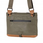 Umhängetasche Japan Yao mit Rolltop Fallen Rock, Farbe: taupe/khaki, Marke: Aunts & Uncles, EAN: 4250394986220, Abmessungen in cm: 25.5x19x19, Bild 3 von 9