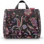 Kulturbeutel Toiletbag XL zum Aufhängen Paisley Black, Farbe: anthrazit, Marke: Reisenthel, EAN: 4012013731341, Abmessungen in cm: 28x25x10, Bild 2 von 4
