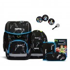 Schulranzen Cubo Set 7-teilig Bärdektiv, Farbe: schwarz, Marke: Ergobag, EAN: 4057081151974, Abmessungen in cm: 28x40x25, Bild 1 von 6