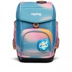 Schulranzen Cubo Splash Limited Edition Set 5-teilig UrlaubsfieBär, Farbe: blau/petrol, Marke: Ergobag, EAN: 4057081151950, Abmessungen in cm: 25x40x28, Bild 2 von 6