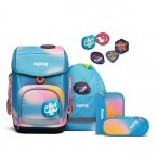 Schulranzen Cubo Splash Limited Edition Set 5-teilig UrlaubsfieBär, Farbe: blau/petrol, Marke: Ergobag, EAN: 4057081151950, Abmessungen in cm: 25x40x28, Bild 1 von 6