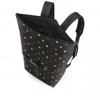 Rucksack Rolltop Backpack mit Laptopfach 15,6 Zoll Dots, Farbe: bunt, Marke: Reisenthel, EAN: 4012013733093, Abmessungen in cm: 43x43x17, Bild 3 von 3