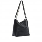 Beuteltasche Aissa Heavy Pebble Hobo S Black, Farbe: schwarz, Marke: Liebeskind Berlin, EAN: 4099593111619, Abmessungen in cm: 25.5x24.5x12, Bild 2 von 5