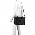 Shopper Pie Relove Recycle Nero, Farbe: schwarz, Marke: Valentino Bags, EAN: 8054942030566, Abmessungen in cm: 34x25.5x15, Bild 6 von 7