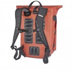 Fahrradtasche / Rucksack Vario Volumen 20 Liter Rooibos, Farbe: rot/weinrot, Marke: Ortlieb, EAN: 4013051056229, Abmessungen in cm: 31x45x18, Bild 4 von 8