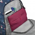 Rucksack Mate Bubble Dreams, Farbe: blau/petrol, Marke: Coocazoo, EAN: 4047443495662, Abmessungen in cm: 30x44x23, Bild 3 von 9