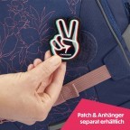 Rucksack Porter erweiterbar Sweet Rose, Farbe: blau/petrol, Marke: Coocazoo, EAN: 4047443495853, Abmessungen in cm: 30x44x23, Bild 7 von 11