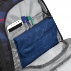 Rucksack Porter erweiterbar Lava Lines, Farbe: anthrazit, Marke: Coocazoo, EAN: 4047443495891, Abmessungen in cm: 30x44x23, Bild 3 von 11