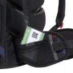 Rucksack Porter erweiterbar Lava Lines, Farbe: anthrazit, Marke: Coocazoo, EAN: 4047443495891, Abmessungen in cm: 30x44x23, Bild 6 von 11