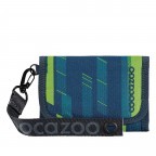 Geldbörse Lime Stripe, Farbe: grün/oliv, Marke: Coocazoo, EAN: 4047443496423, Abmessungen in cm: 12x8x1.5, Bild 1 von 3