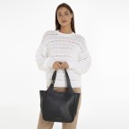 Shopper Contemporary Tote Bag Black, Farbe: schwarz, Marke: Tommy Hilfiger, EAN: 8720644241998, Abmessungen in cm: 32x28x15, Bild 3 von 4