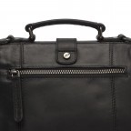 Handtasche Rachael mit Bügelverschluss Black, Farbe: schwarz, Marke: The Chesterfield Brand, EAN: 8719241017808, Abmessungen in cm: 24x17x13, Bild 6 von 7
